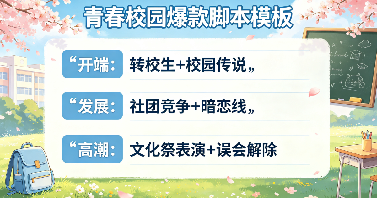 AI漫剧有哪些爆款脚本模板